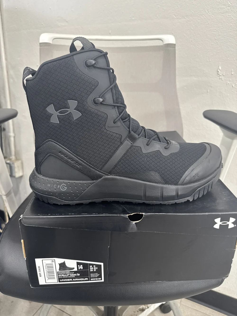 Under Armour Black Men's High-Top Tactical Boot